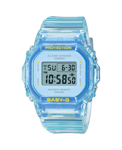 G-shock Baby-g Women's Digital Blue Resin Watch, 37.9mm Bgd565sj-2