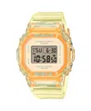 G-shock Baby-g Women's Digital Yellow Resin Watch, 37.9mm Bgd565sj-9 In Yellow