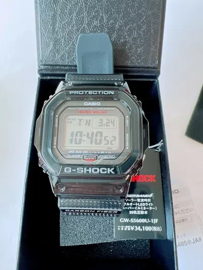 Pre-owned G-shock Caiso  Gw-s5600u-1jf Tough Men Watch Japan Black Radio Solar Gw-s5600u-1