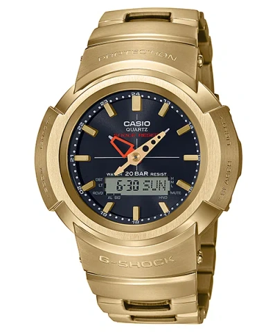 Pre-owned G-shock Casio Awm-500gd-9a Gold Men's Watch