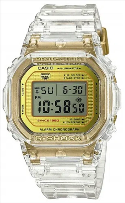 Pre-owned G-shock Casio  35th Glacier Gold Limited Dw-5035e-7jr From Japan