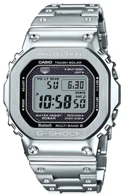 Pre-owned G-shock Casio  35th Limited Edition Full Metal Silver Gmw-b5000d-1jf , New, F/s