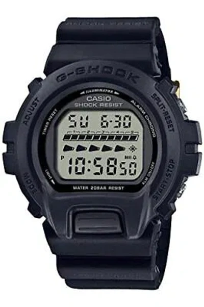 Pre-owned G-shock Casio  40th Anniversary Remaster Black Dw-6640re-1jr Limited Model Watch
