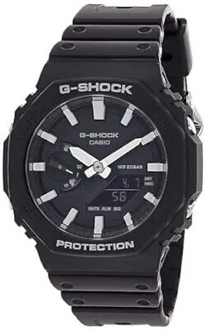 Pre-owned G-shock Casio  Analog-digital Black Dial Men Ga-2100-1adr ( G986 )