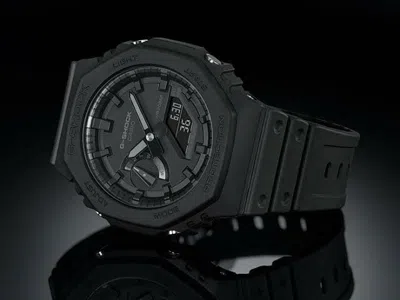 Pre-owned G-shock Casio  Classic Style 200m Water Resistant 11.8 Mm Ga-2100-1a1dr