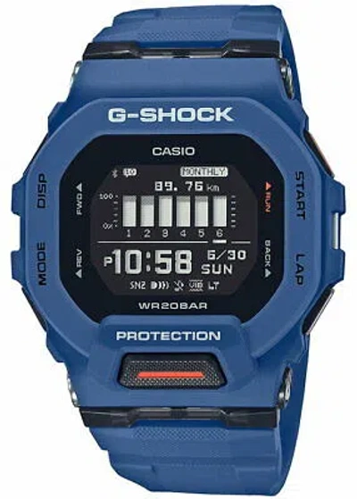Pre-owned G-shock Casio  G-squad Gbd-200-2jf Men's Watch Bluetooth Digital Blue 2021