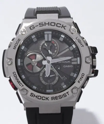 Pre-owned G-shock Casio  G-steel Gst-b100-1ajf Smartphone Link Men's Watch In Box