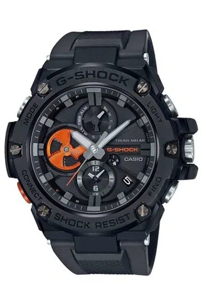 Pre-owned G-shock Casio  G-steel Gst-b100b-1a4jf Men's Watch Smartphone Link In Box