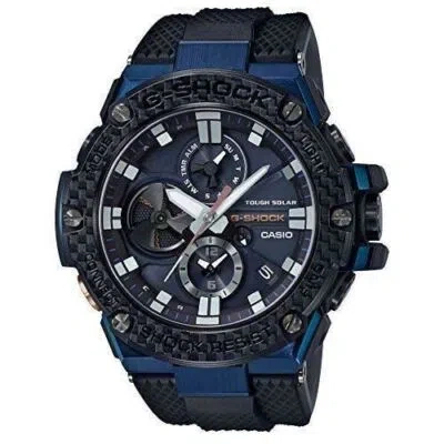 Pre-owned G-shock Casio  G-steel Gst-b100xb-2ajf Smartphone Link Solar Men's Watch