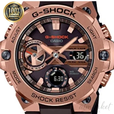 Pre-owned G-shock Casio  G-steel Gst-b400mv-5ajf Bluetooth Men's Watch F/s