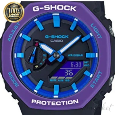 Pre-owned G-shock Casio  Ga-2100ths-1ajr Throwback 1990s Men's Watch