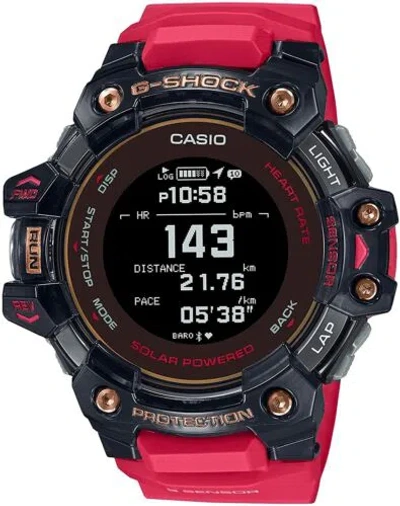 Pre-owned G-shock Casio  Gbd-h1000-4a1jr G-squad Step Tracker Bluetooth Mobile Gps Watch