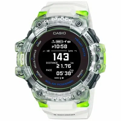 Pre-owned G-shock Casio  Gbd-h1000-7a9jr G-squad Skellton Bluetooth Gps From Japan F/s