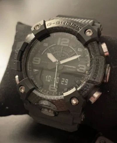 Pre-owned G-shock Casio  Gg-b100-1bcr Mudmaster Men's Black Watch, Bluetooth, Quad Sensor