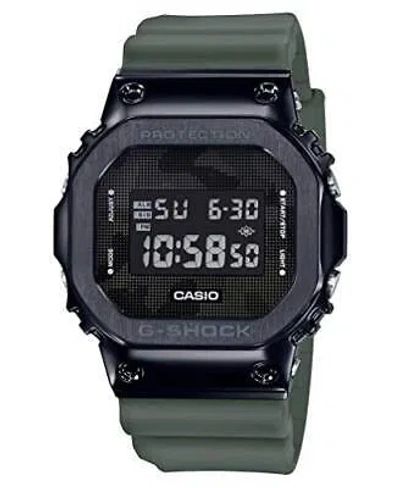 Pre-owned G-shock Casio  Gm-5600b-3jf Stainless Steel Bezel Digital Men's Watch