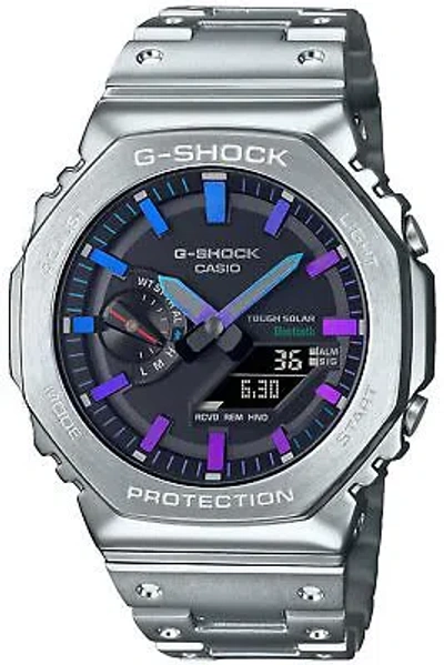 Pre-owned G-shock Casio  Gm B2100pc 1ajf Indexes Are Blue-purple Gradation Wristwatch