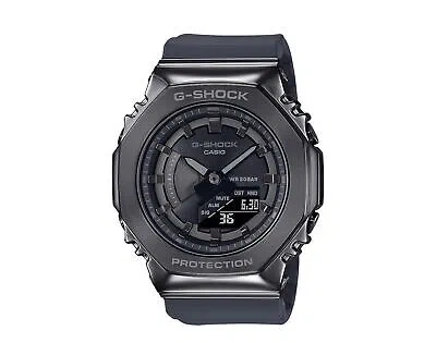 Pre-owned G-shock Casio  Gms2100b A/d Metal And Resin Women's Watch Gms2100b-8a