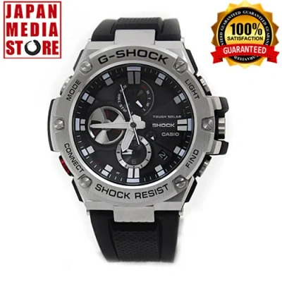 Pre-owned G-shock Casio  Gst-b100-1ajf G-steel Bluetooth Ios Android Solar Gst-b100-1a