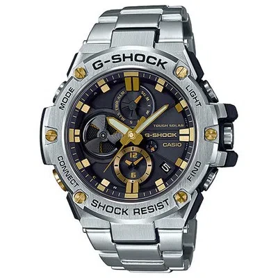 Pre-owned G-shock Casio  Gst-b100d-1a9jf G-steel Bluetooth Watch In Box