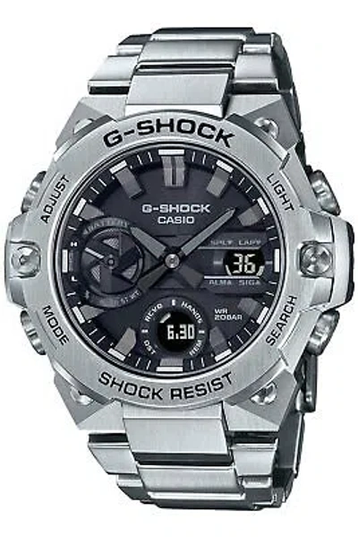 Pre-owned G-shock Casio  Gst-b400d-1ajf G-steel Carbon Core Guard Solar Men Watch