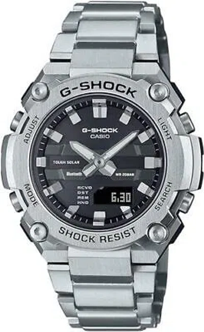 Pre-owned G-shock Casio  Gst-b600d-1ajf G-steel Bluetooth Solar Ana-digi Men's Watch Japan