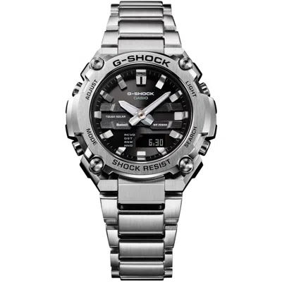 Pre-owned G-shock Casio  Gst-b600d-1ajf G-steel Bluetooth Solar Watch Black Dial 42.3mm