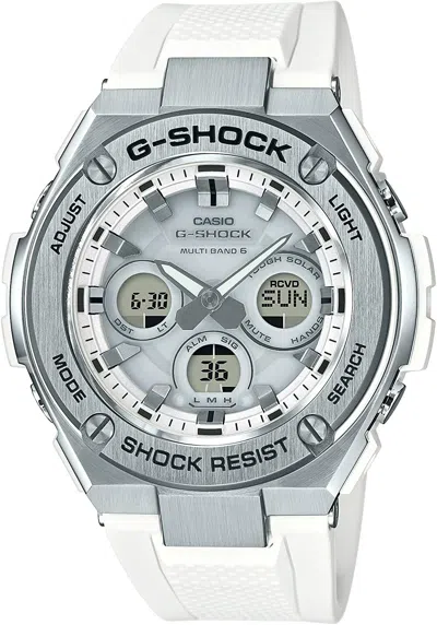 Pre-owned G-shock Casio  Gst-w310-7ajf Analog Radio Solar G-steel Gsteel Japan