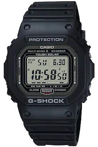 Pre-owned G-shock Casio  Gw-5000u-1jf Black Tough Men's Watch Japan Ver Digital