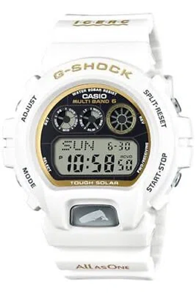 Pre-owned G-shock Casio  Gw-6904k-7jr Icerc Collaboration 30th Anniversary Model White Gold