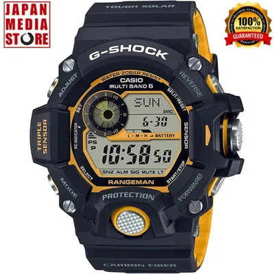 Pre-owned G-shock Casio  Gw-9400yj-1jf Master Of Rangeman Solar Digital Men Watch Limited