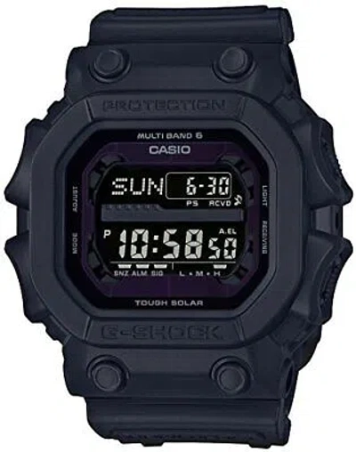 Pre-owned G-shock Casio  Gxw-56bb-1jf Tough Solar Atomic Radio Digital Men`s Watch Black