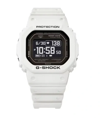 Pre-owned G-shock Casio  Move Digital 5600series White Solar-powered Men's Watch Dwh5600-7