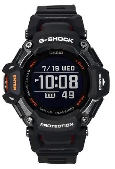 Pre-owned G-shock Casio  Move G-squad Multi Sport Solar Alarm Gbd-h2000-1a 200m Mens Watch