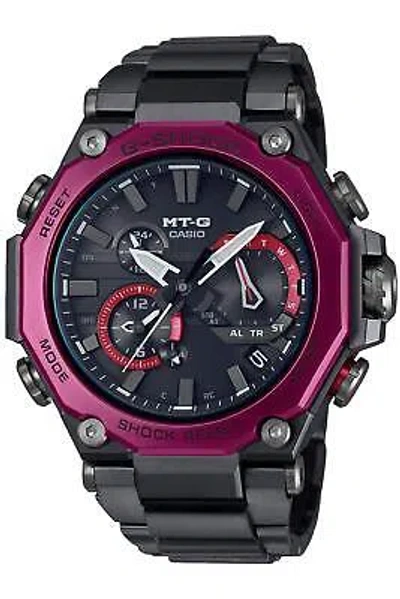 Pre-owned G-shock Casio  Mtg-b2000bd-1a4jf Mt-g Bluetooth Radio Solar Men Watch With Box