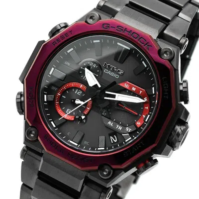Pre-owned G-shock Casio  Mtg-b2000bd-1a4jf Mt-g Bluetooth Radio Solar Watch Carbon 49.8mm