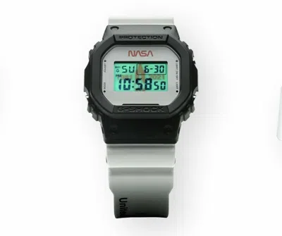 Pre-owned G-shock ✫ Casio  Nasa X  Dw5600nasa21-1 “all Systems Go” - In Stock