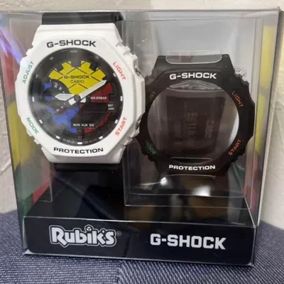 Pre-owned G-shock Casio  Rubik's Cube Model Gae-2100rc-1aj