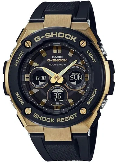 Pre-owned G-shock Casio  Steel Gst-w300g-1a9jf Men Watch In Box