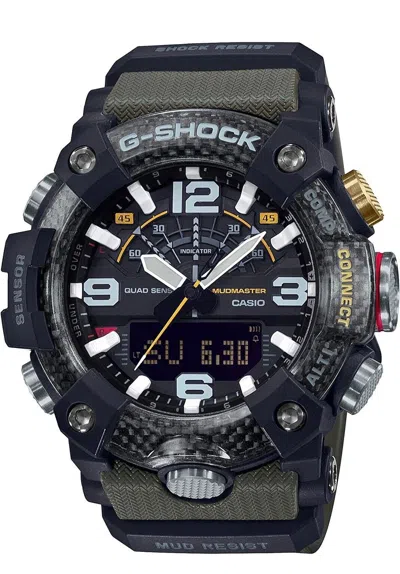 Pre-owned G-shock Casio  Watch Gg-b100-1a3 Mudmaster Bluetooth Men's Green