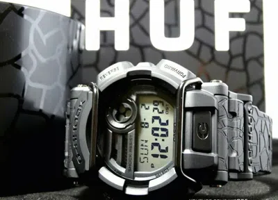 Pre-owned G-shock Casio  X Huf Black Limited Edition Collaboration Watch Gd400huf-1