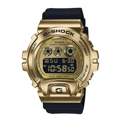 Pre-owned G-shock Casio Gm6900g-9 (gold/black) Sport Digital Steel And Rubberized Watch