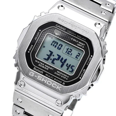 Pre-owned G-shock Casio Gmw-b5000d-1jf  Origin Bluetooth Watch Japan Domestic Version