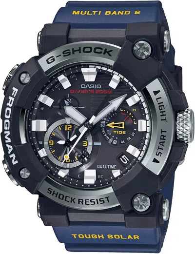 Pre-owned G-shock Casio Gwf-a1000-1a2jf  Frogman Master Of Solar Men's Watch