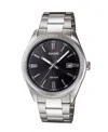 G-shock Casio Men's Analog Silver-tone Stainless Steel Watch, 38.5mm, Mtp1302d-1a1vt In Silver