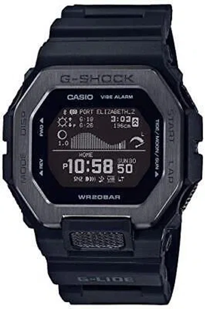 Pre-owned G-shock Casio Men`s Watch  Gbx-100ns-1jf G-lide Bluetooth Mobile Link Function