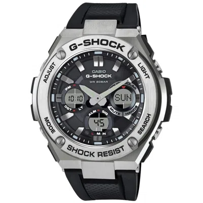 Pre-owned G-shock Casio Shock Gst-s110-1acr Men's Watch Analog-digital Display Quartz Black