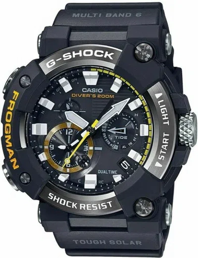 Pre-owned G-shock Casio Watch  Bluetooth Frogman Carbon Core Guard Gwf-a1000-1ajf Men's