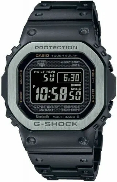 Pre-owned G-shock Casio Watch  Bluetooth Radio Solar Gmw-b5000mb-1jf Men's Black