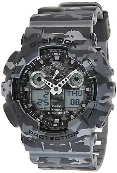 Pre-owned G-shock Casio Watch  Camouflage Series Ga-100cm-8a Men's