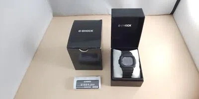 Pre-owned G-shock Casio Watch  Electromagnetic Wave Solar Gw-m 5610-1bjf Mems